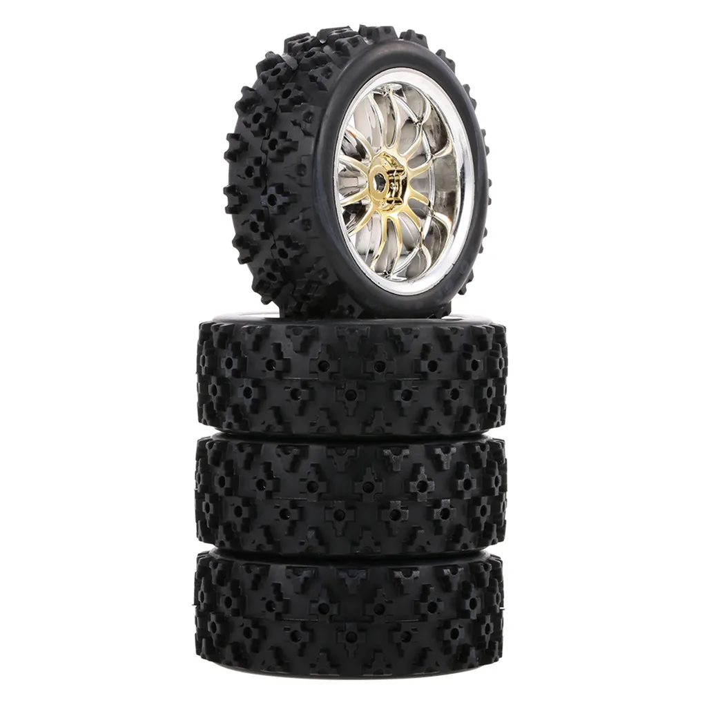 4PCS 1/10 RC Car On-road Tyre Star Tread Pattern for 1:10 RC Cars HSP Redcat Traxxas Tamiya HPI RC Buggy RC Toys Parts