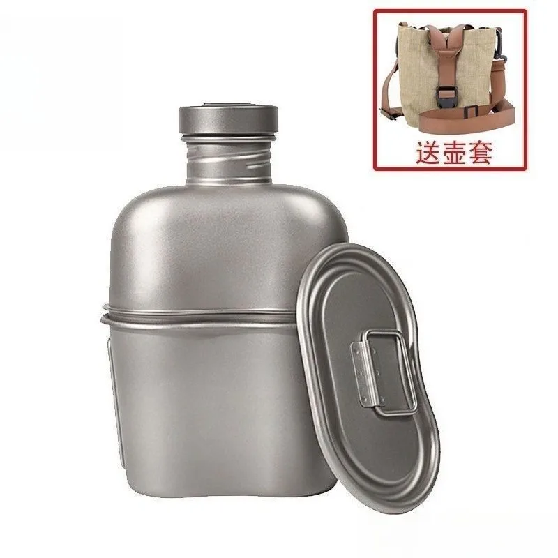 Outdoor multi-functional kettle large capacity light portable dual-purpose outdoor cooking cup individual lunch box