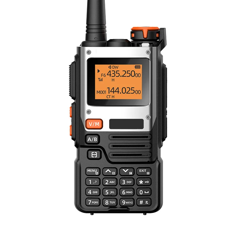 UV-K6 K5[8] 5R Walkie Talkie 15W Radio 999 Channel, Weather Alarm UHF Charging, VHF, DTMF, FM, Six Band One Click Copy 50KM USB