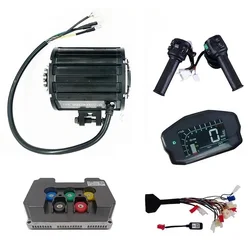 QSMOTOR 2000W BLDC Mid-drive Motor Sprocket Type with Sine Wave Controller ND72340 with Phone App