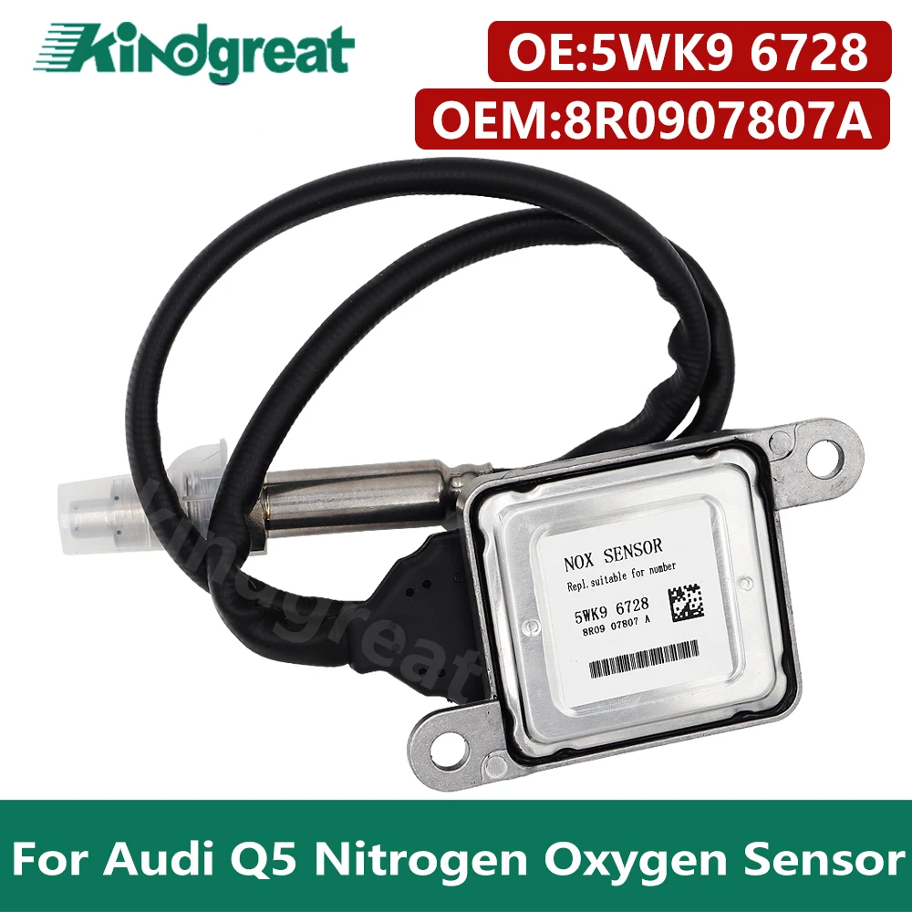 Nox Sensor fit for Audi Q5 8R0907807A 5WK9 6728  Top Quality New Nitrogen Oxide Sensor