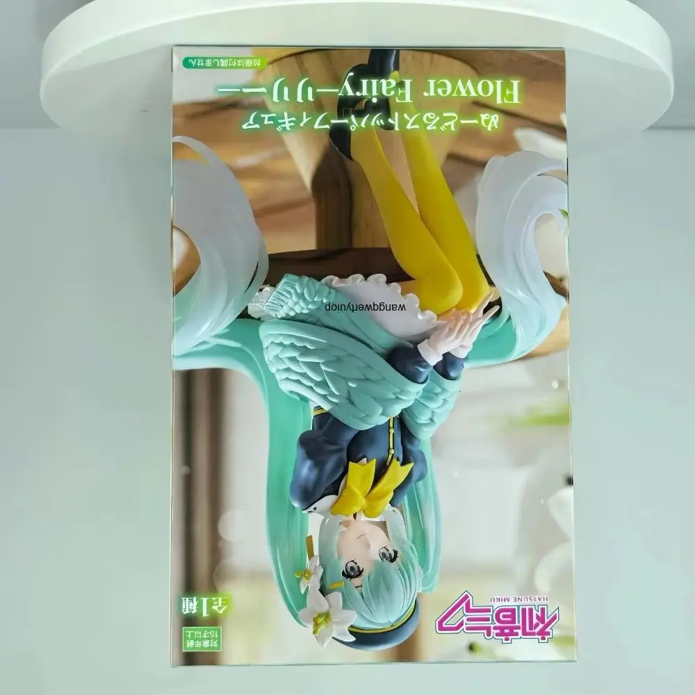 在庫あり-フリュー純正-ボーカロイド-初音ミク-リリーフラワーフェアリーver-14cm-コレクションモデルおもちゃ-ヌードルストッパーフィギュア