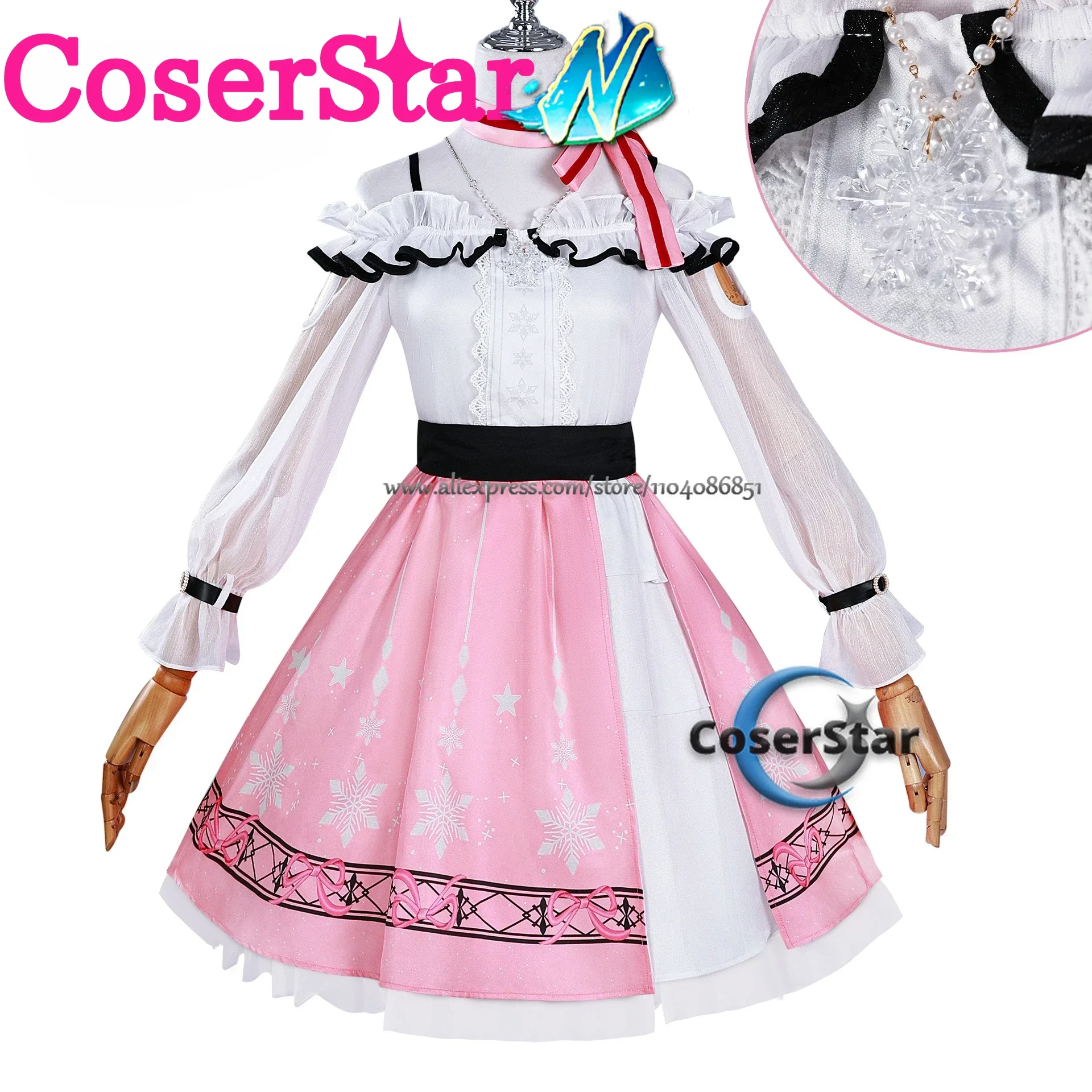 Игра Infinity Nikki Nikki Косплей Костюм Полный комплект Платье Униформа Хэллоуин Nikki Косплей Платье Костюмы