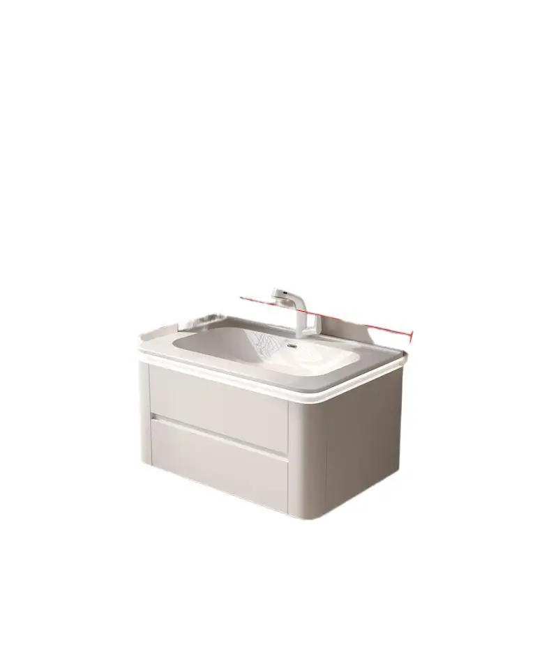 

Round corner bathroom cabinet ceramic integrated basin washbasin countertop bathroom wash basin cabinet combination washb