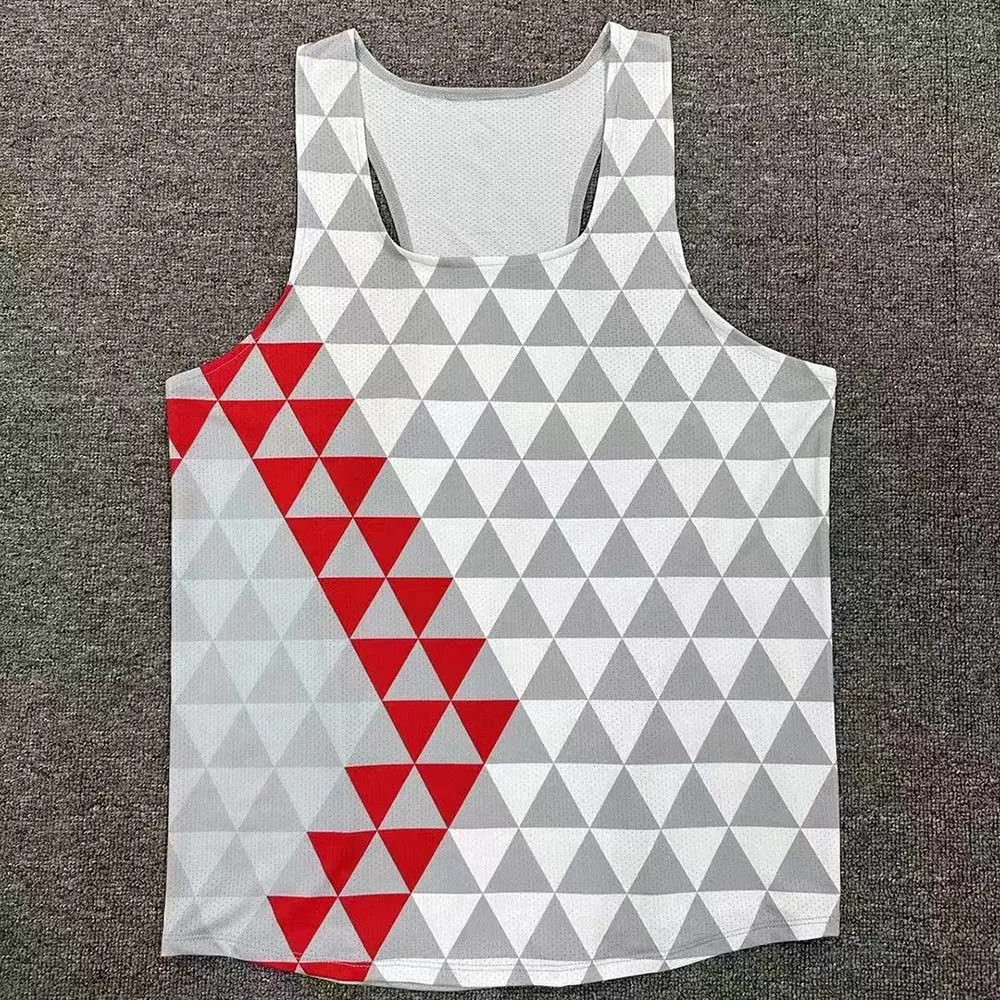 Men Running Marathon Singlets Sleeveless Gym Clothing Men Sleeveless Tank Top Vest for Men Running Vest