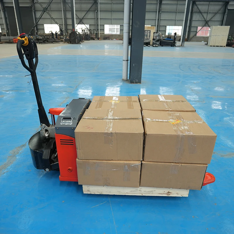 1.5 Tons Electric Stacker Truck 3 Tons Capacity with Lifting Heights 3 4 5 Meters Pallet Type Small Electric Forklift Truck