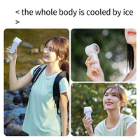 Portable Handheld Fan Mini Air Conditioner Fan, 2000Mah USB Rechargeable-A58E