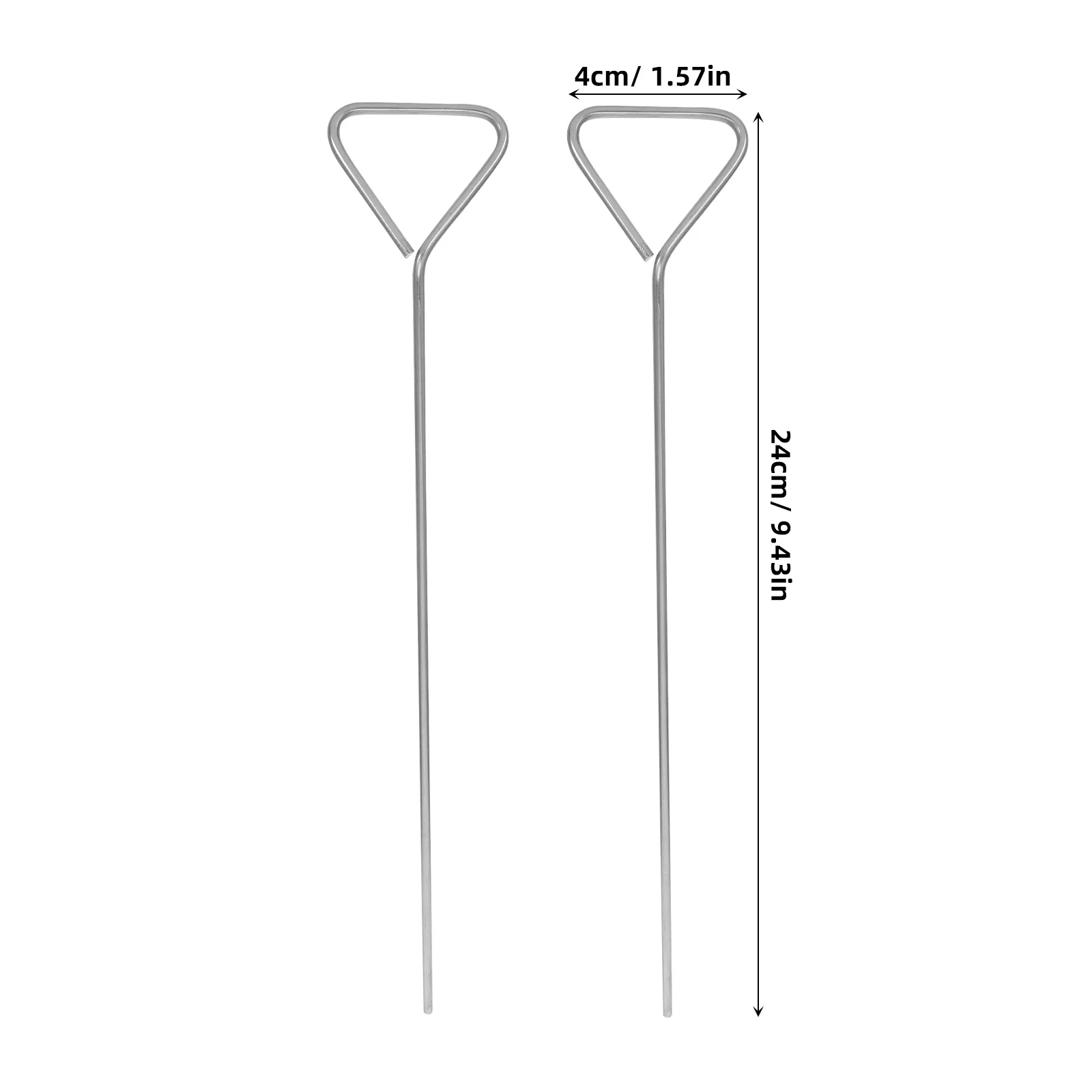 6 szt. Trójkątnych szpatułek Petriego ze stali nierdzewnej do rozsiewania komórek laboratoryjnych, narzędzie do eksperymentów hodowlanych, akcesoria laboratoryjne, pomoce dydaktyczne