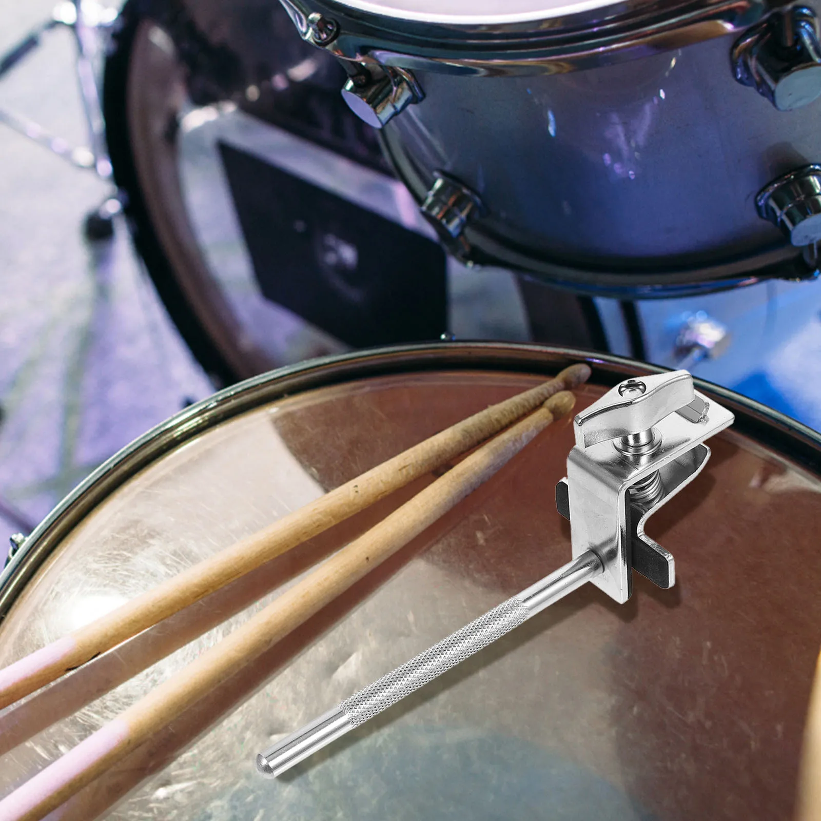 

Professional Drum Cowbell Clip Extension Small Percussion Clamp Holder Musical Instrument Accessory Durable Steel