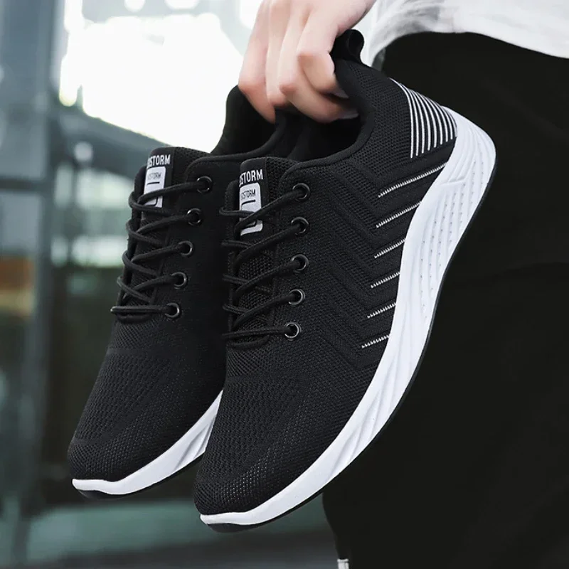 Men Breathable Sneakers Spring New Soft-soled Casual Shoes Running Shoes Man Lightweight Casual Non-Slip Shoes Zapatillas Hombre