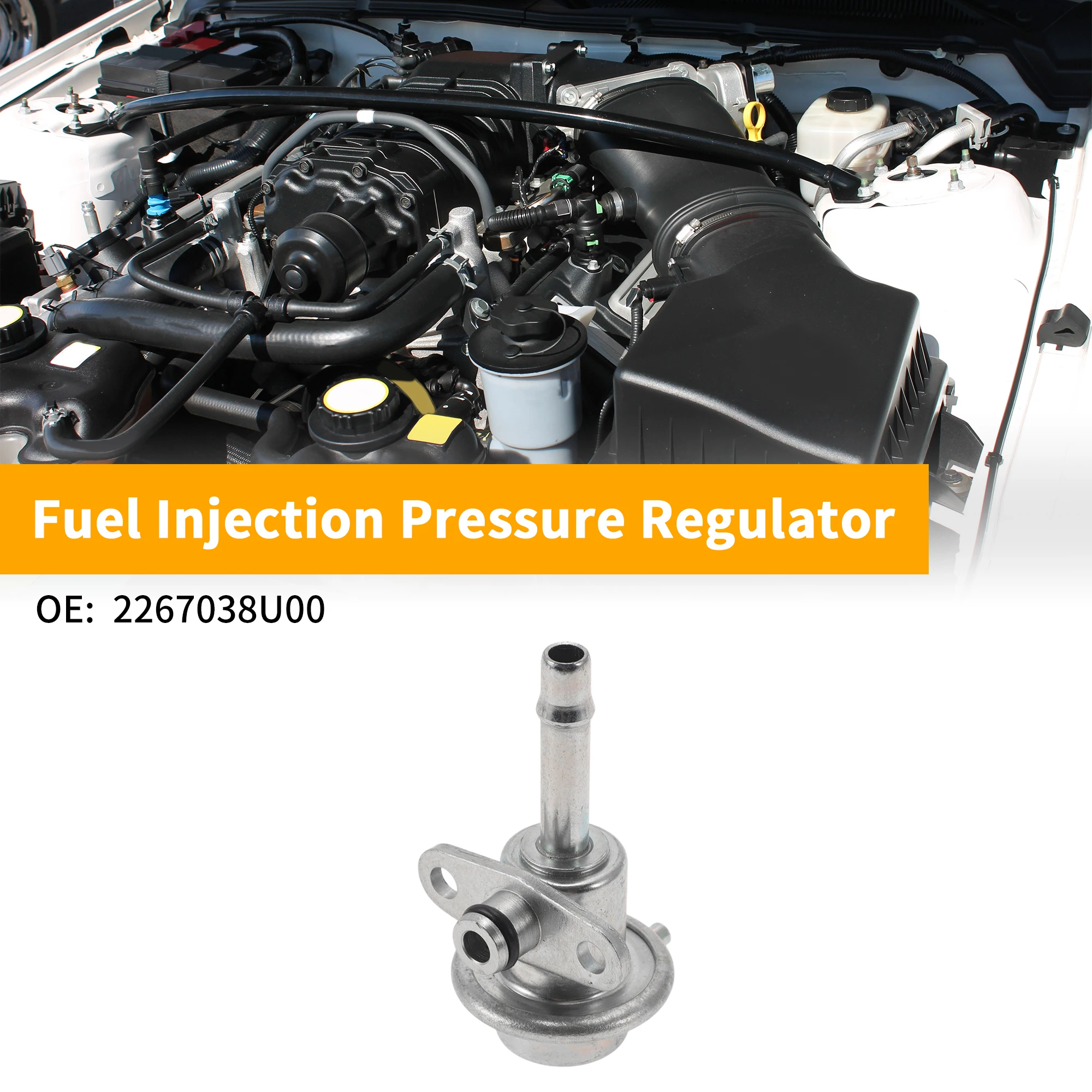 منظم ضغط الوقود UXCELL لنيسان سنترا 91-94 رقم 2267038U00 معدني 20-70 رطل لكل بوصة مربعة #1