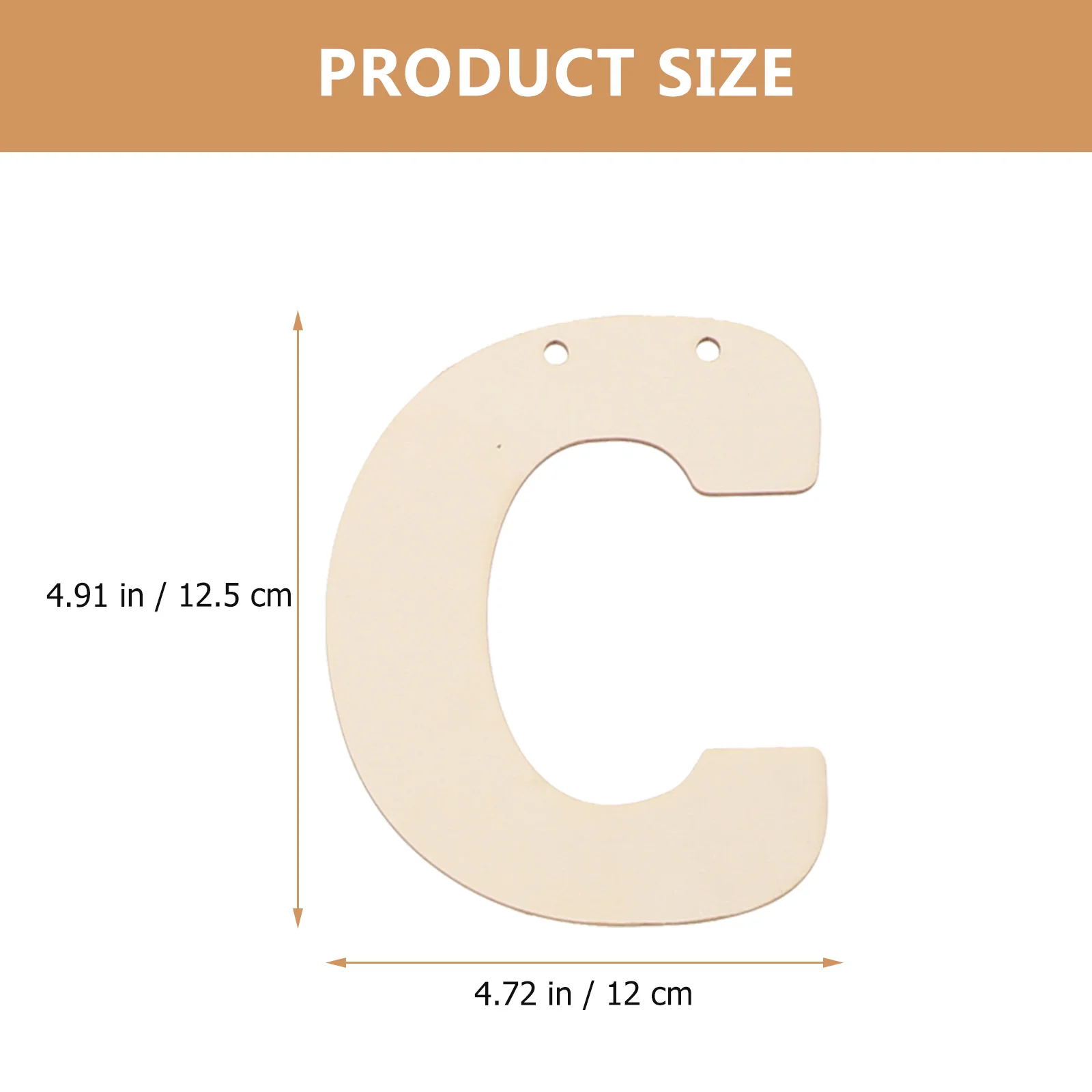 

Wooden Alphabet Slices Letters for Crafts Decoration Sign Board Blocks Lightweight Natural Material Perfect Wall Door Art