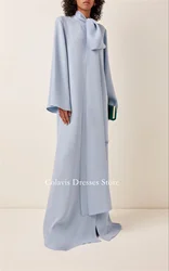 Colavis Fashion High Neck Customized 2024 New Women's Maxi Satin Prom Dress Simple Straight Celebrity Vintage Party Dress