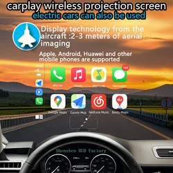 HUD navigator;Split HUD;speedometer,altimeter;Wireless CarPlay/Hicar/Android Auto Screen mirroring;2-3 meters of aerial imaging