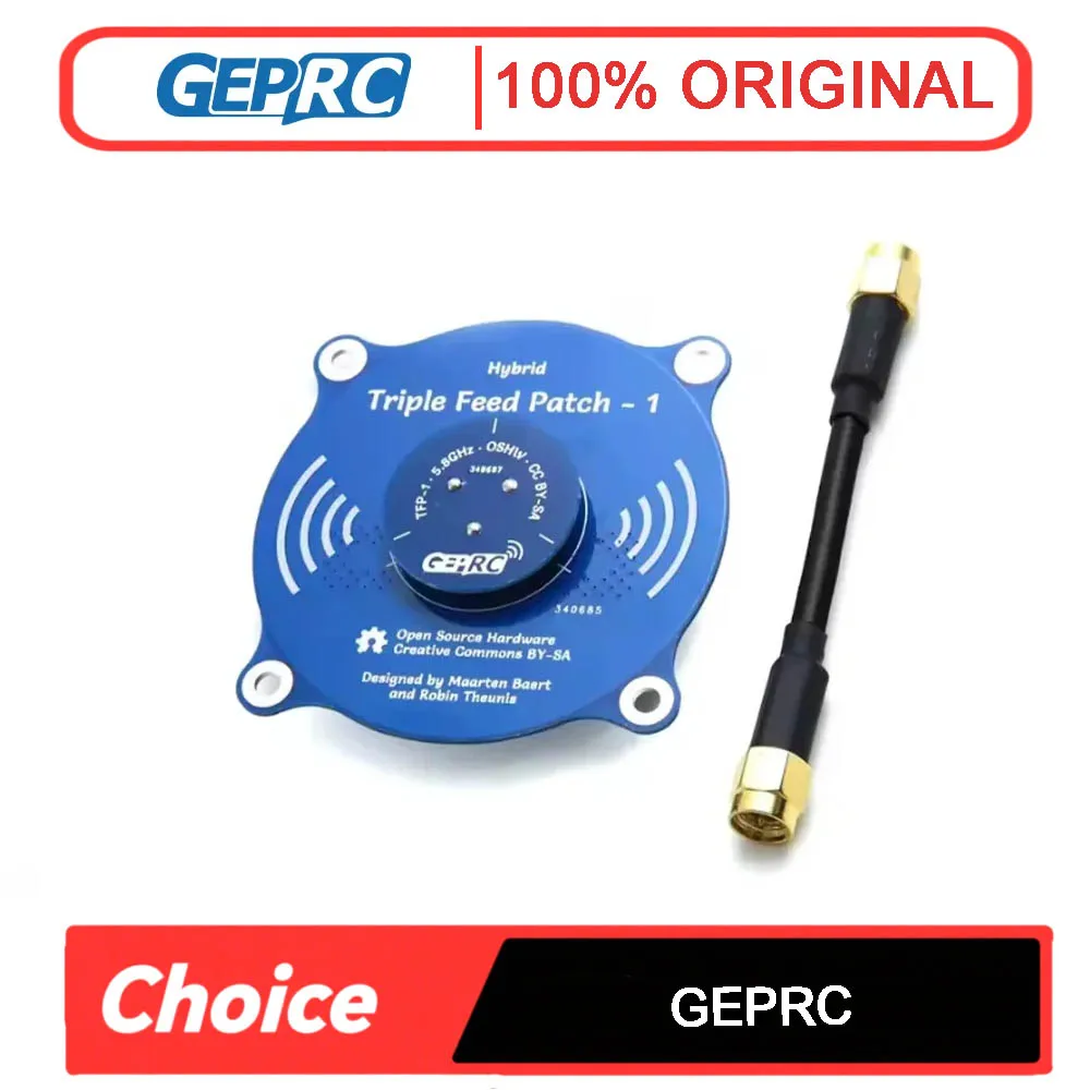 

Патч GEPRC с тройной подачей-1, 5,8G FPV-антенна — 9,4 дБи CP, RHCP/LHCP для FPV-дронов, очков Fatshark/Skyzone