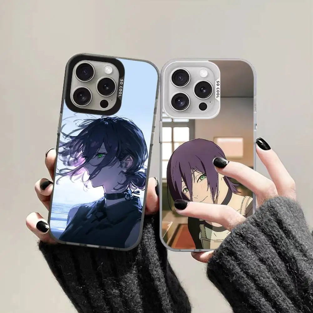 

Chainsaw Man Reze Phone Case For IPhone 17 16 15 14 13 12 11 Pro Max Plus X XR XS Max Shockproof Bumper Cover