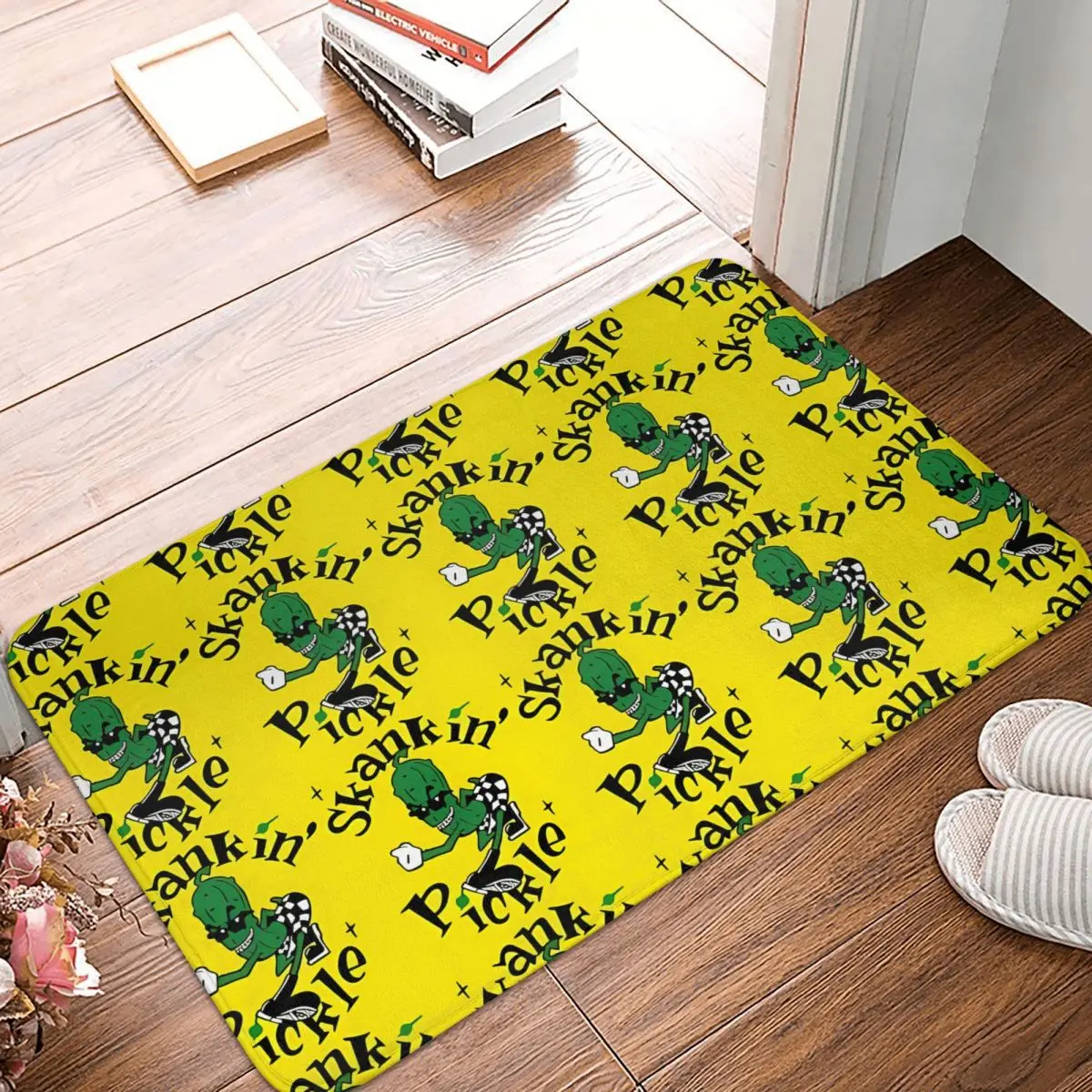 Penis Bedroom Mat Skankin Pickle Doormat Flannel Carpet Balcony Rug Home Decor