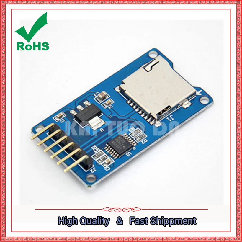 Micro SD Card Module TF Card Reader Card SPI Interface With Level Conversion Chip Board
