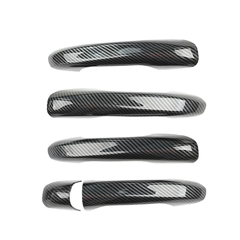

4Piece Car Door Handle Cover Trim Replacement Parts For Mercedes Benz A B C E GLA GLB GLC Class W247 2022 Carbon Fiber-A61E