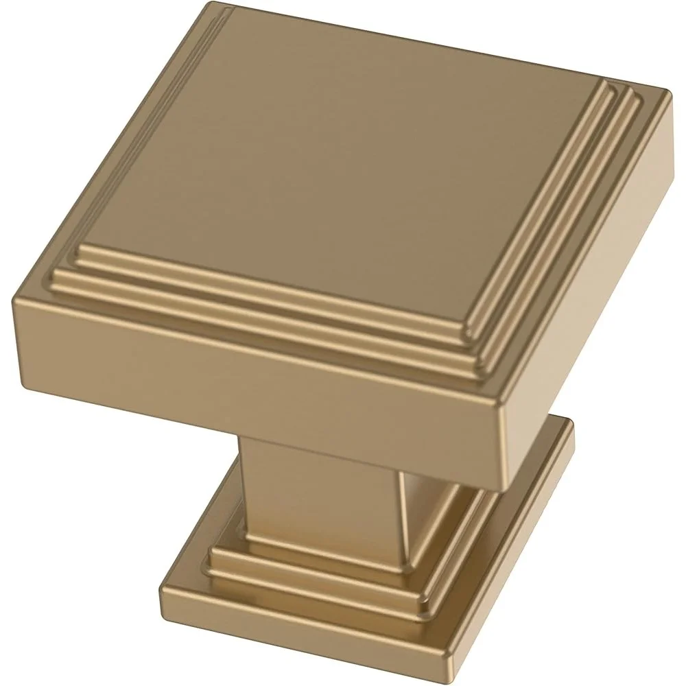 クラシック 10 パックキャビネットノブシャンパンブロンズ耐久性のある金属ハンドルドレッサーキッチン引き出しバスルーム簡単なインストール