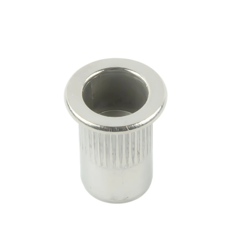 

Decoration Electrical Rivet Nuts Stainless Steel Lock Nuts Silver 1/4-20UNC 1/4\"-20 Thread 40pcs Fastener Threaded