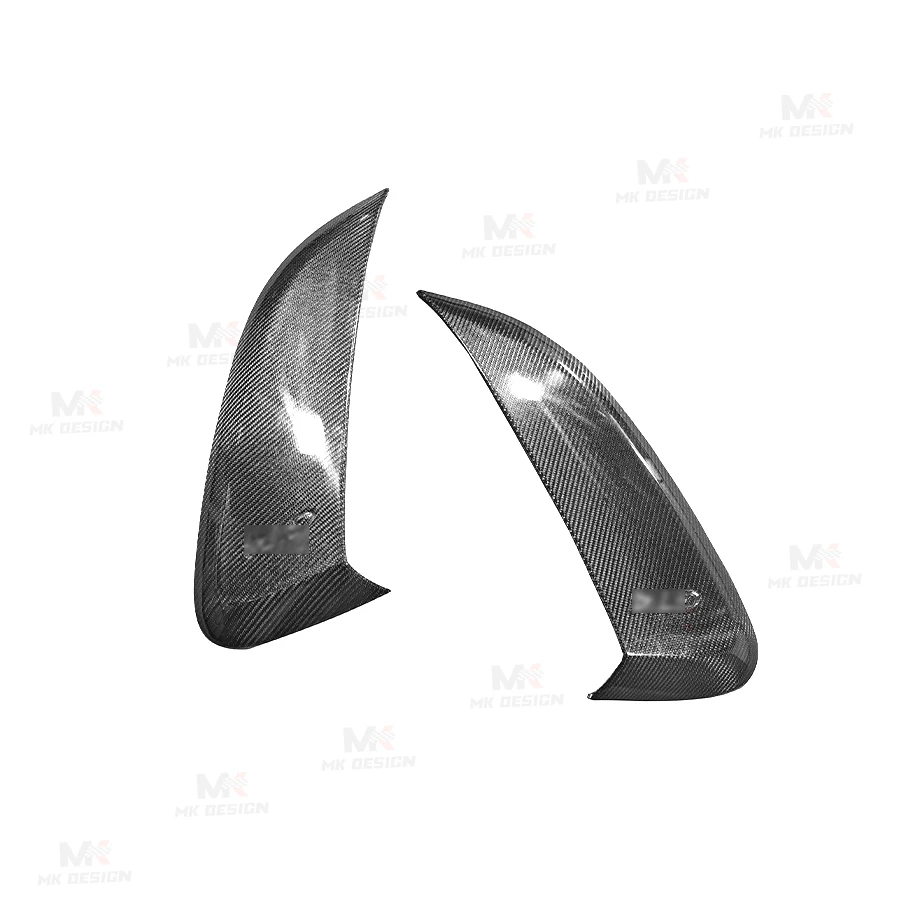 مجارف جانبية من ألياف الكربون قنوات تنفيس الهواء لبورشه 718 981 كايمان بوكستر 2013-2017 حاجز جانبي يغل فتحات الهواء أغطية الكسوة #4