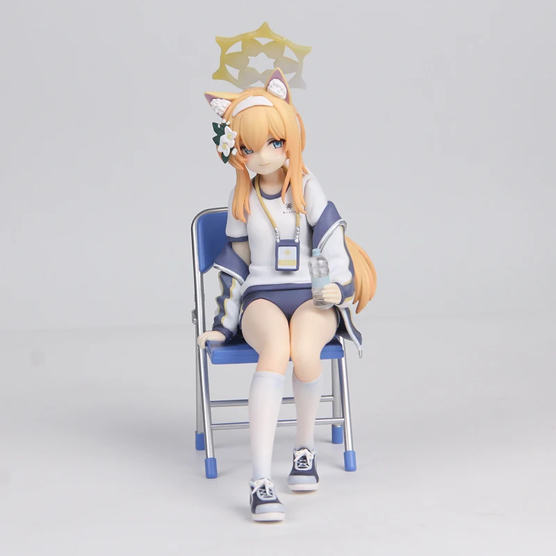 Blue Archive Anime Girl Model Hand-Held Action Figure Chaowan Ornaments Elomarie Gym Outfit Anime Peripheral Collectible Toy