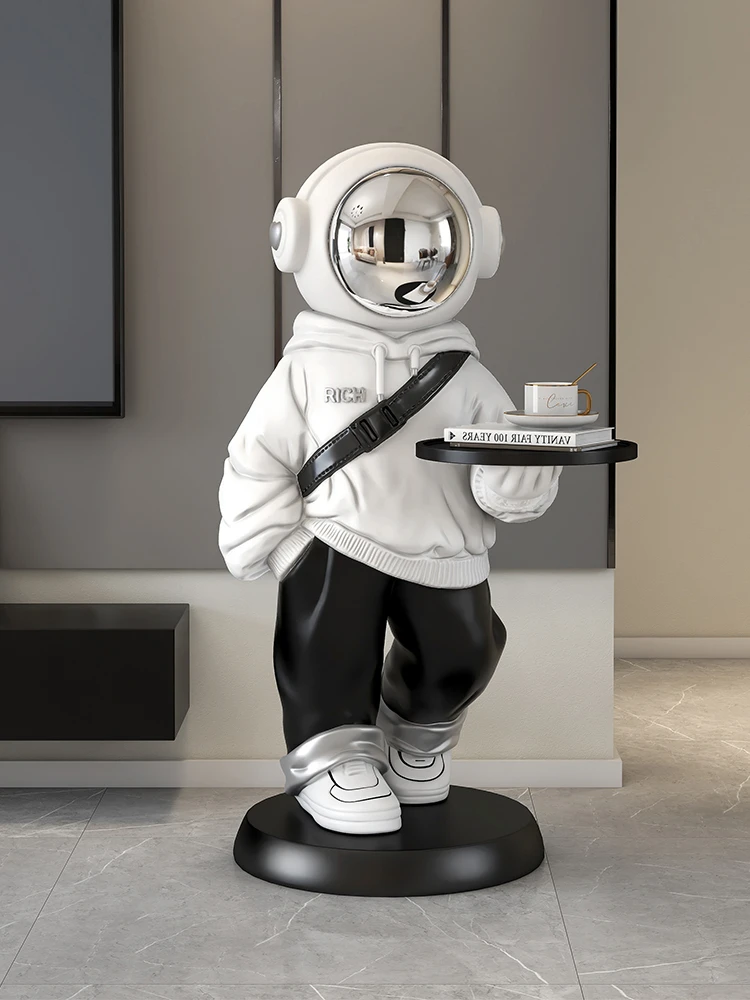 Resin Sofa side table modern astronaut Small Coffee table Living room Tv table storage Decor luxury Creative gift home furniture