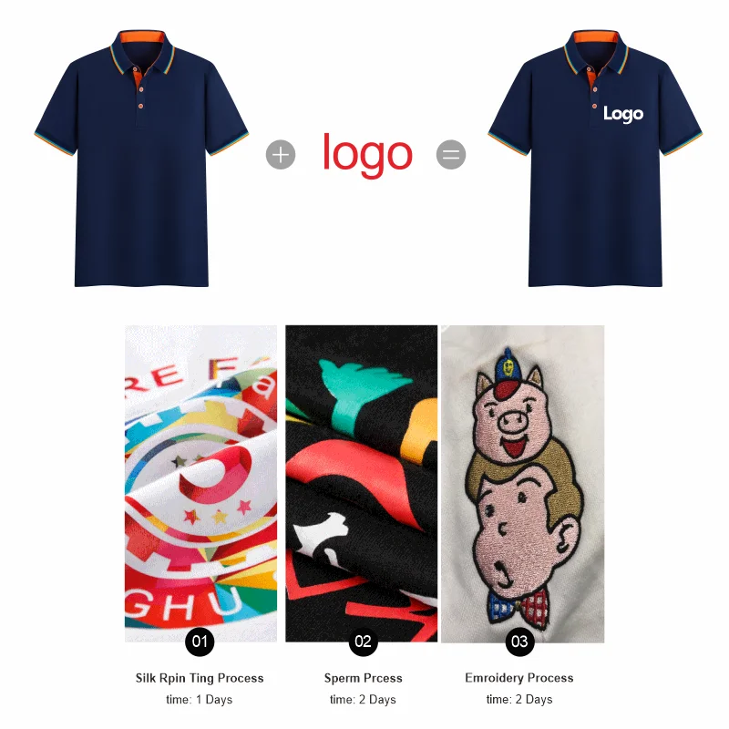 ELIKE 8 Colors Fashion Custom Polo Shirt Logo Print Personal Design Company Brand Embroidery Men And Women Clothing S-4XL 2022