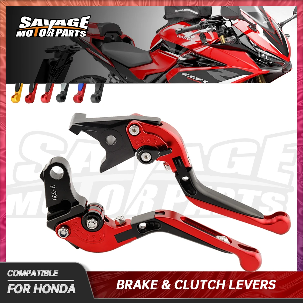 

For HONDA CB500X CB500F CBR500R 2022 Folding Brake Clutch Levers CMX500/300 NC750/700 CB600F/900F Motorcycle Handle Extendable