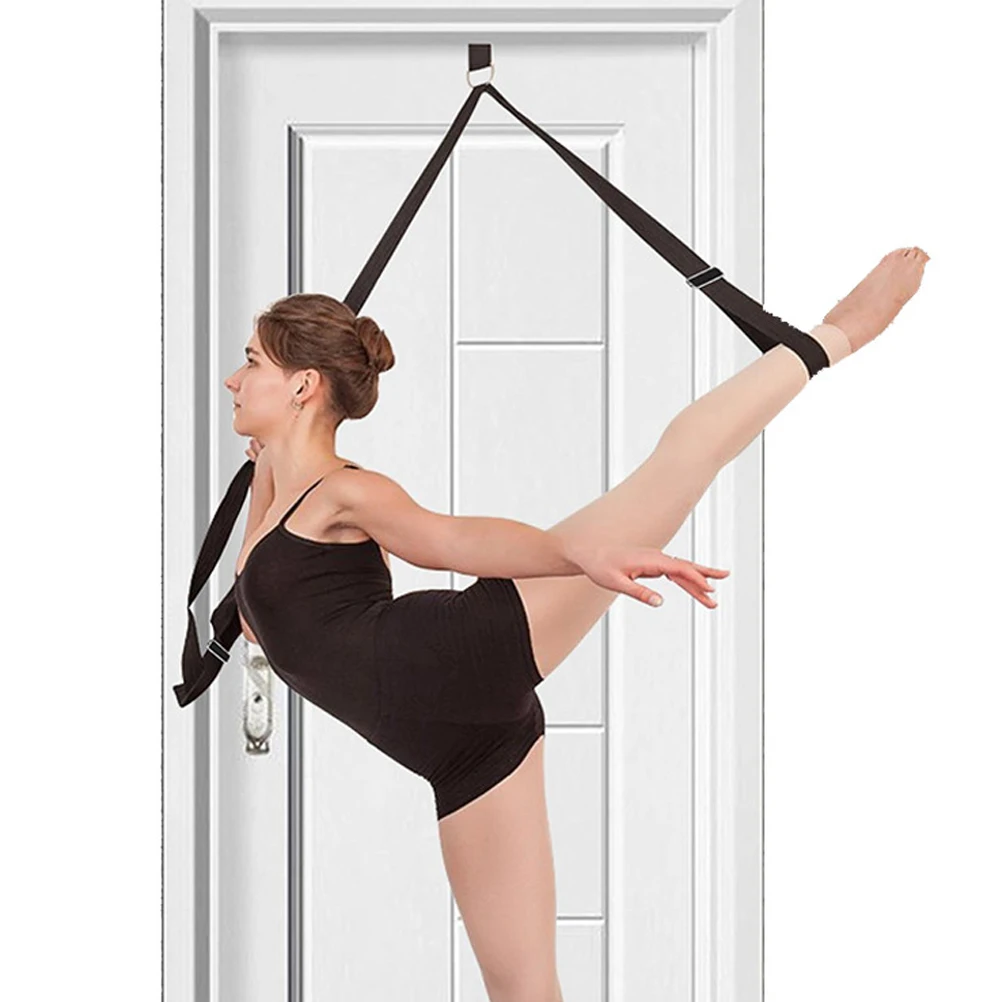 

Yoga Stretch Strap Cotton Exercise Band For Flexibility Pilates Physical Therapy Lightweight Durable Non-Slip Buckle Lake