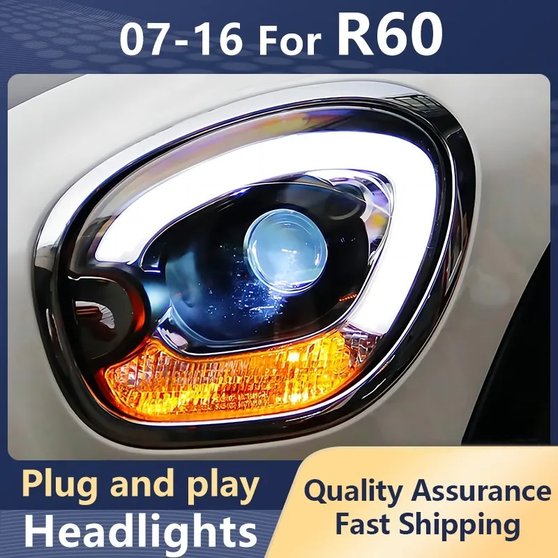 

Car Styling Headlight For MINI Countryman R60 2007-2016 LED Daytime Running Lights Dynamic Turn Signal Head Lamps Accessories