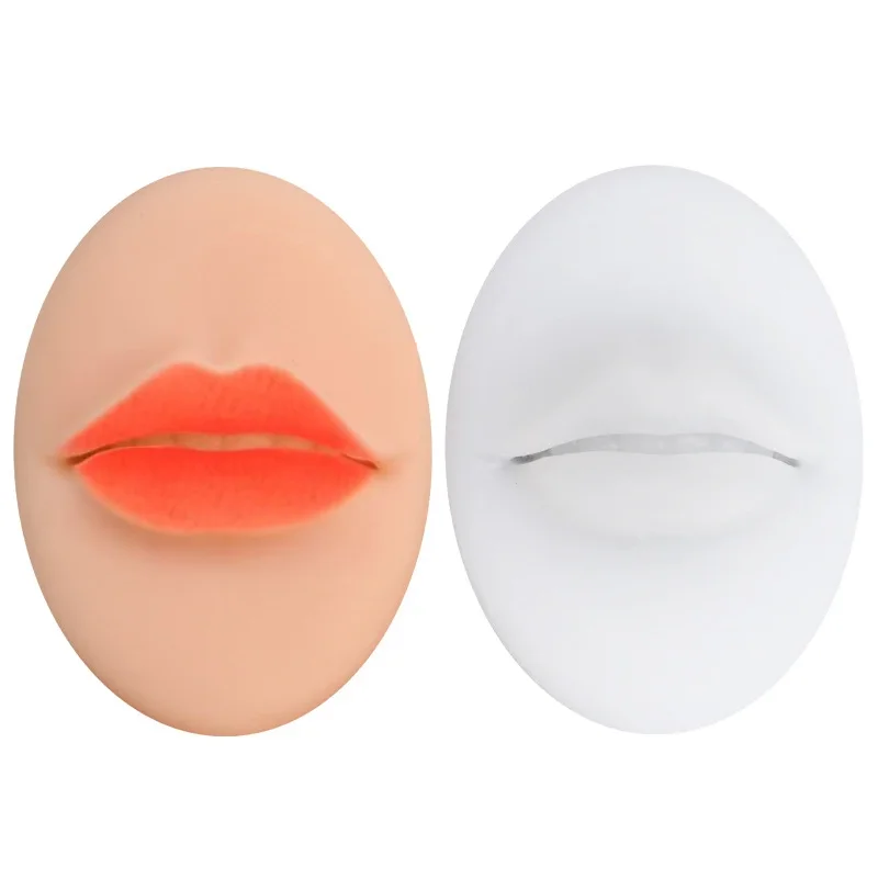 

Microblading Reusable 5D Silicone Lip Skin Practice European Solid For PMU Beginner Training Tattoo Permanent Makeup Supplies