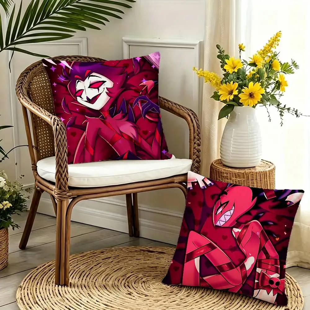 

Gift from H-Helluva B-Boss Pillow Case Pattern Printed Pillowcase For Living Room Sofa Cushion Cover