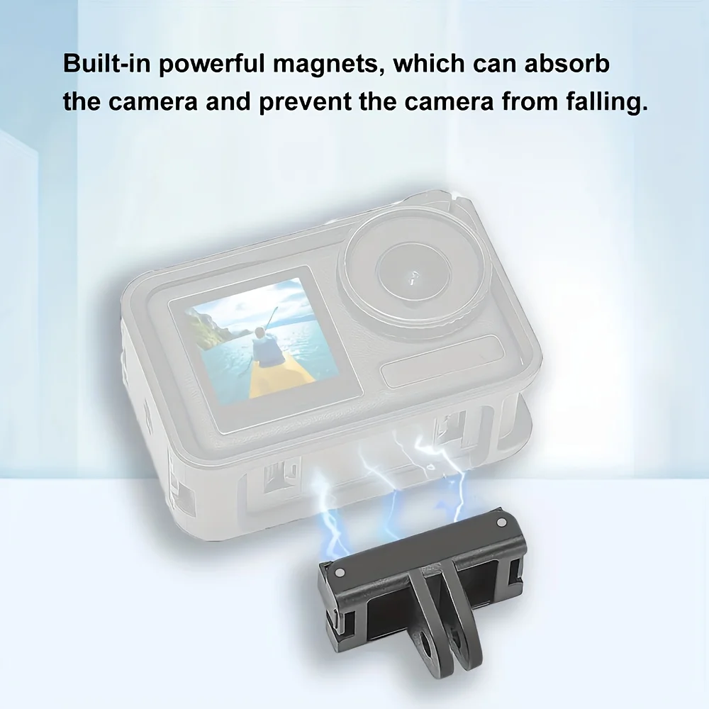 OSMO Action 5 PRO/4/3 Magnetic Quick-Release Adapter With 1/4 inch Screw & Tripod Mount for DJI Osmo Action 5 PRO 4 3 Camera