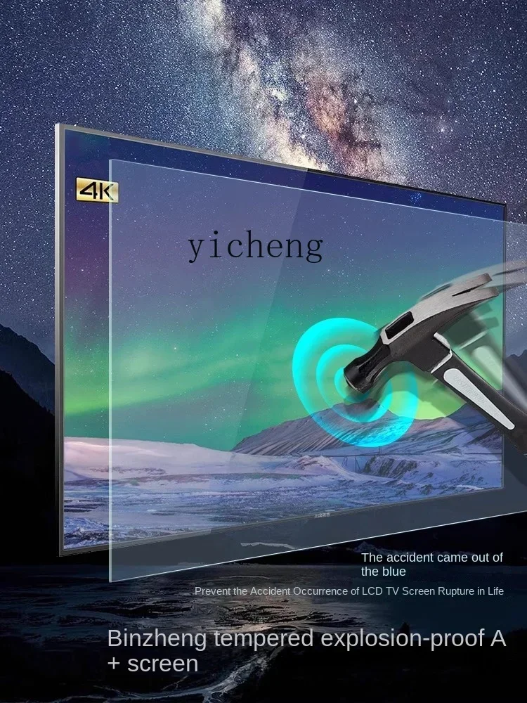 TV Jaringan Pintar Rumah Layar Besar LCD 4K Anti Ledakan 100-Inci