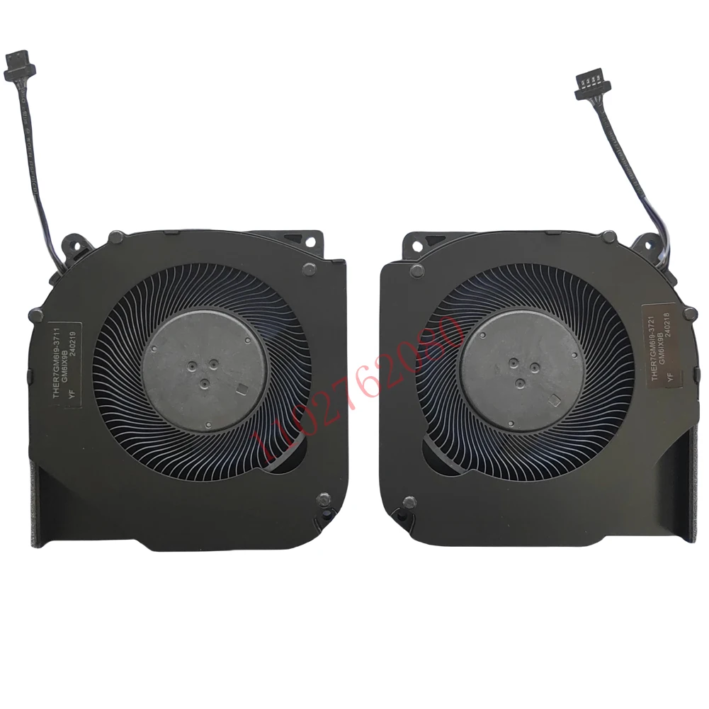 Laptop CPU+GPU Cooling Fan For MECHREVO Yaoshi 16 PRO Cooler NA801205HHT4B10001 3G7 NB801205HHT4B10001 3G8 DC5V 0.6A