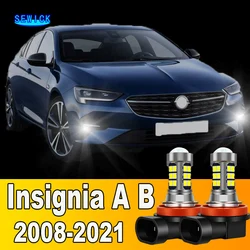 2pcs LED anteriore fendinebbia accessori per Opel Insignia A B 2008-2021 2009 2010 2011 2012 2013 2014 2015 2016 2017 2018 2019