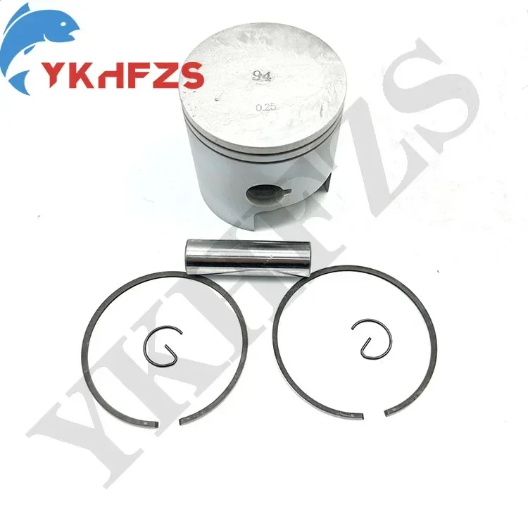 

688-11635 Piston Kit Std With Rings +0.25MM Replace For Yamaha Parsun 85HP 688-11635-00 Diameter 82.25MM Boat Motor