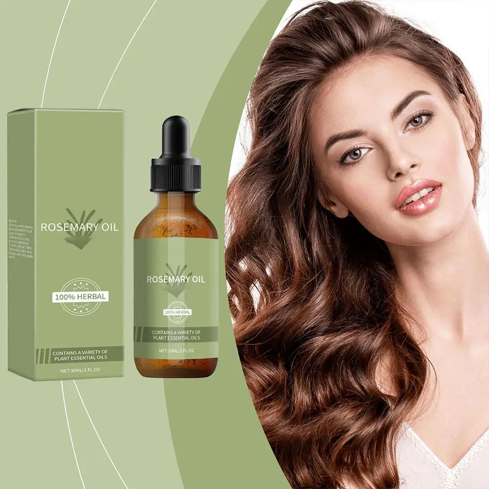 Maschera per capelli al rosmarino Menta Estremità divise Olio per capelli nutriente asciutto Cura Essenziale Shampoo per donna Balsamo per capelli Rafforzante D3T8