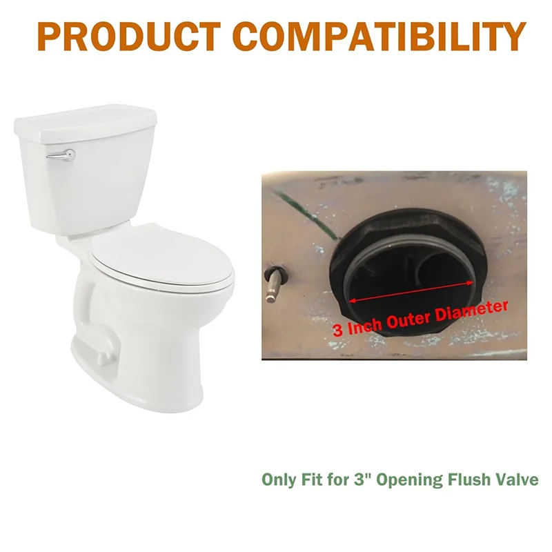 B25B adatto per standard americano, kit di accoppiamento serbatoio WC da 3" a ciotola, per parte di ricambio WC Champion 4 AS738756-0070A