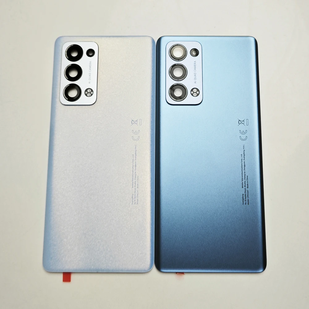 

A+ Back Glass Cover For Oppo Reno6 Pro 5G (Snapdragon),Back Door Replacement Battery Case,Reno 6 Pro 5G Rear Housing Cover