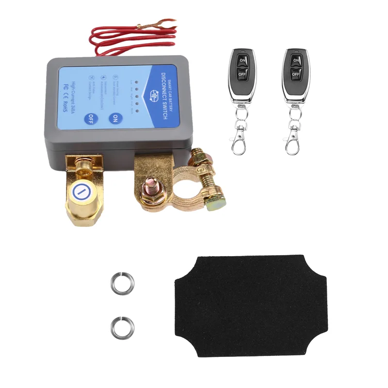 

Automatic Power Off 12V/24V 240A Smart For Car Battery Disconnect Switch For Car Boat Battery Disconnect Switch