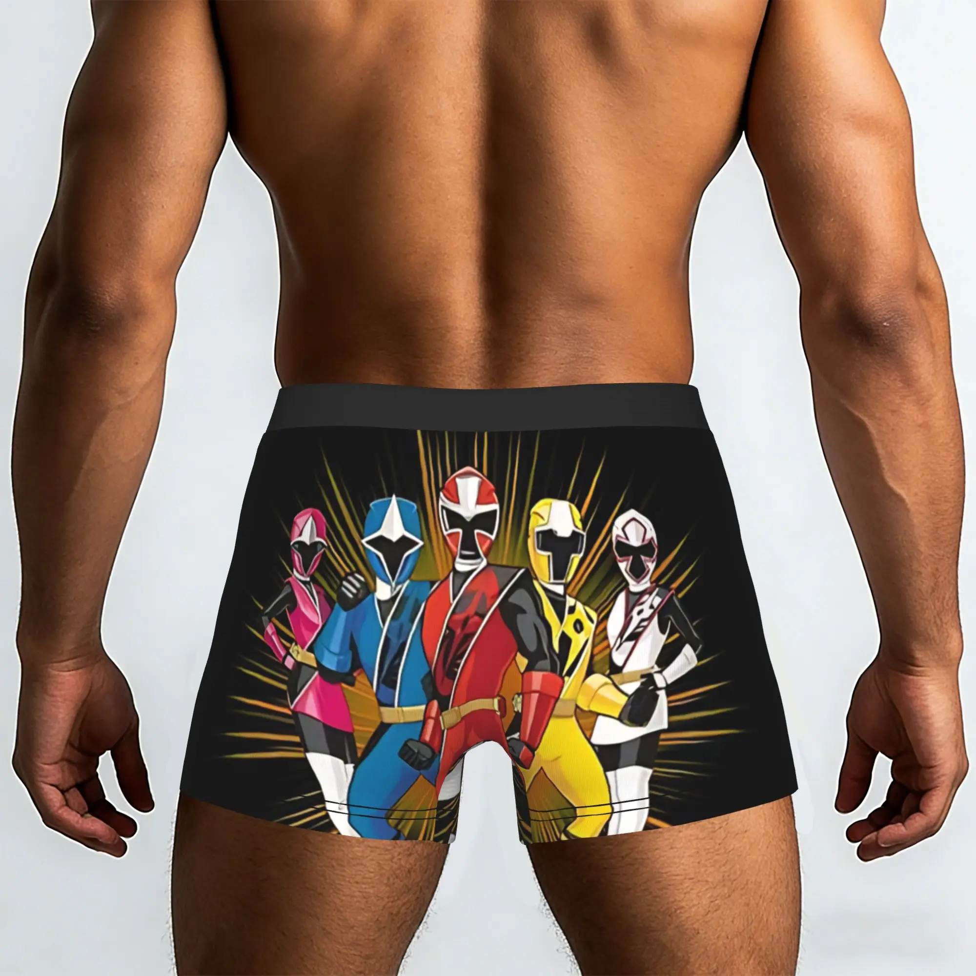 Ninja Ranger  Bandai Super Sentai Series Underpants Breathbale Panties Male Underwear Ventilate Shorts Boxer Briefs