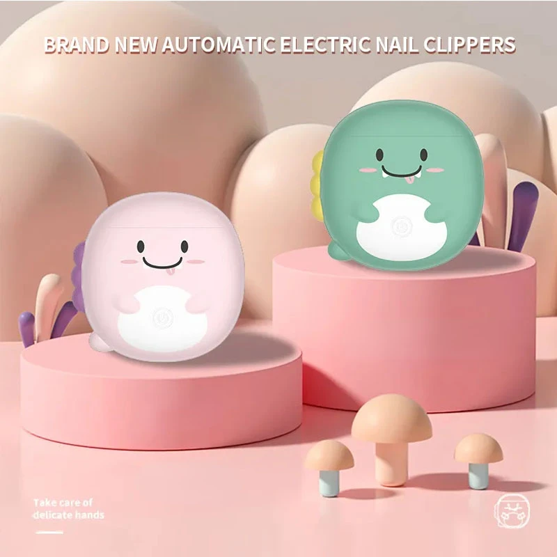 New Youpin Cartoon Electric Nail Trimmer Kid Nail Polisher Tool Infant Manicure Scissors Hygiene Kit Nail Clipper Cutter for Ne