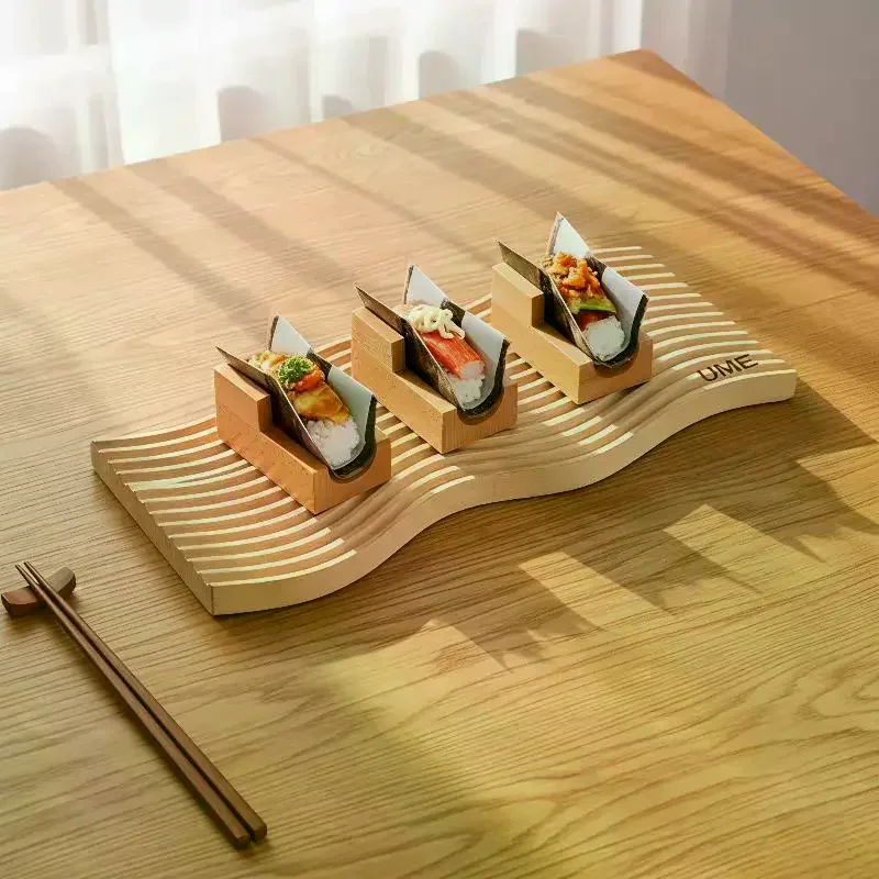 Sushi-Roll-Verpackungsfolie im japanischen Stil, lebensmittelecht: 200 Stück Kunststoff-Displaybeutel mit einfachem Aufreißverschluss
