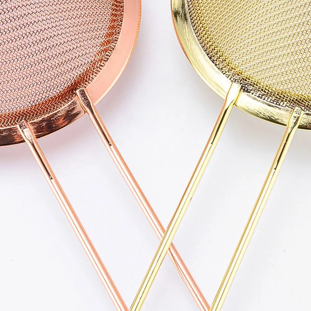 

New Stainless Steel Cocktail Strainer Cone Shaped Rose Gold Bar Strainer Cone Strainer Bar