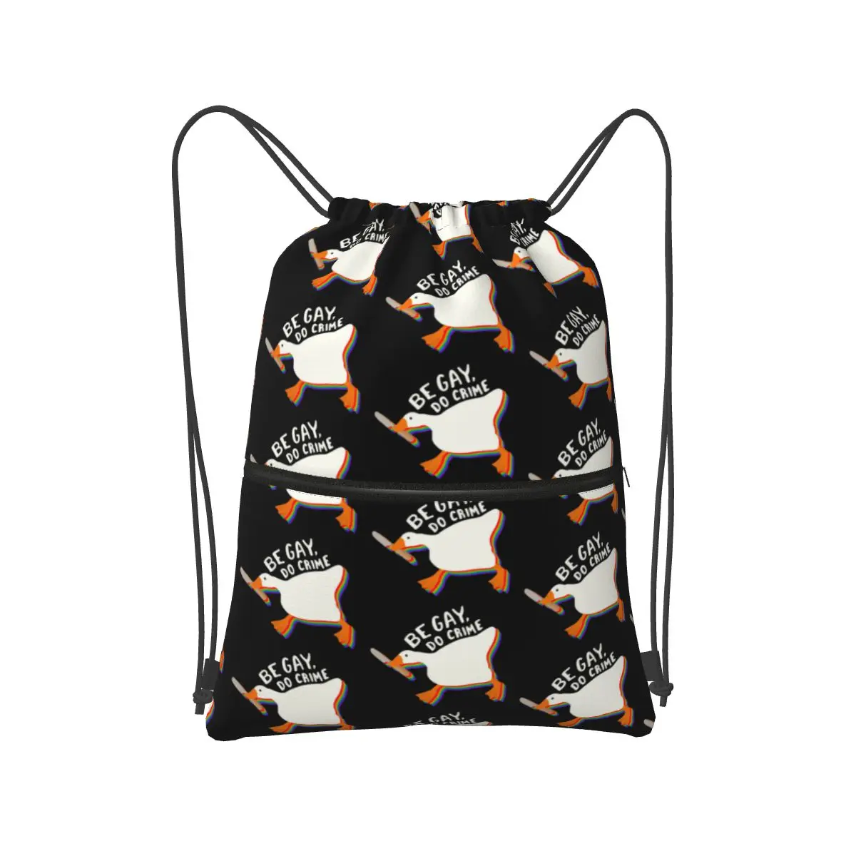 

Рюкзаки Be Gay Do Crime Goose, многофункциональные портативные карманные спортивные сумки на шнурке, сумки для книг для мужчин и женщин, школьные