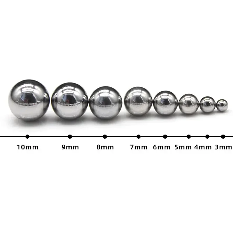 

Brand New Dia 3mm~11mm High Carbon Steel Ball Bearing Steel Ball Slingshot Hunting High Carbon Steel Marbles Bicycle Accessories