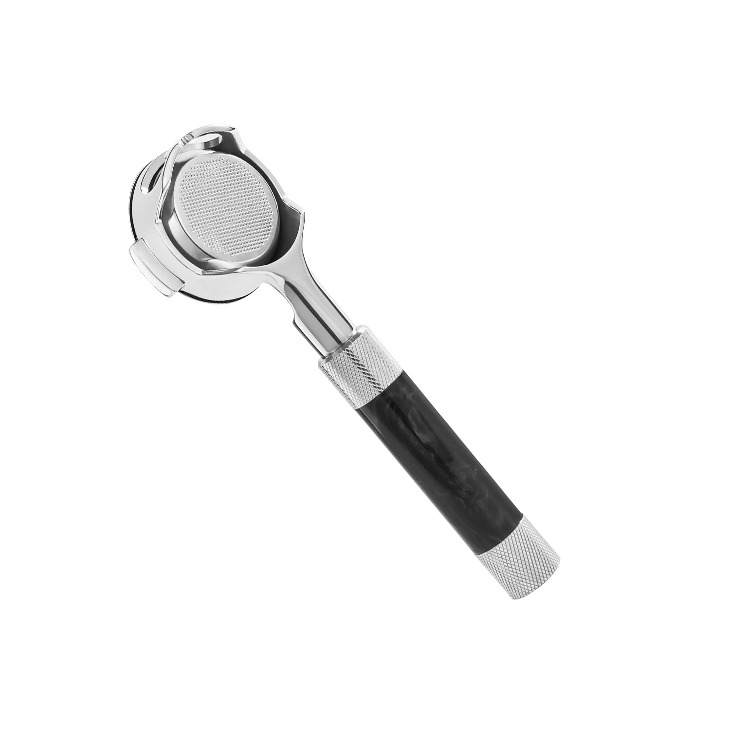 58Mm stainless steel hollow bottomless handle binaural E61